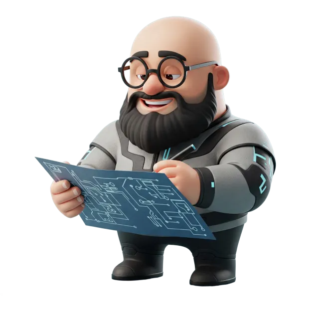 Moi version cartoon 3D entrain de sauter